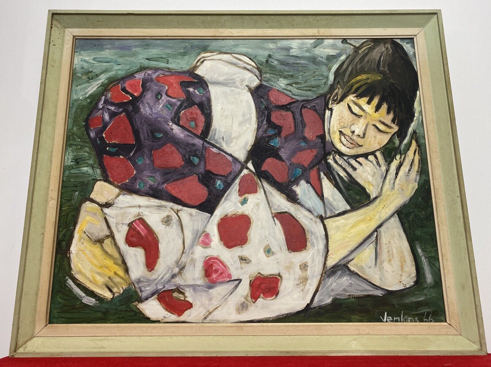 Sleeping Geisha’ Contemporary Oil Artwork By Michael Jenkins Of Cumbria