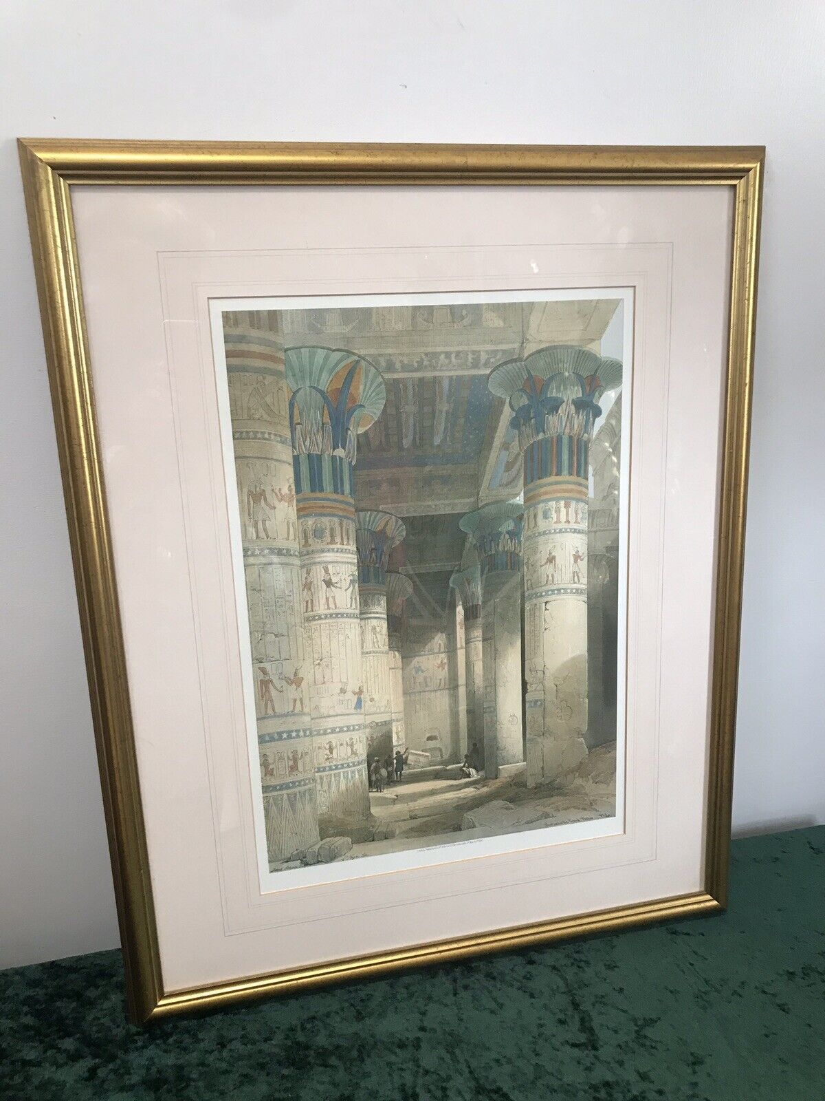 photo for sale Fine Lithograph ‘View Under The Grand Portico Philae Egypt’ David Roberts R.A