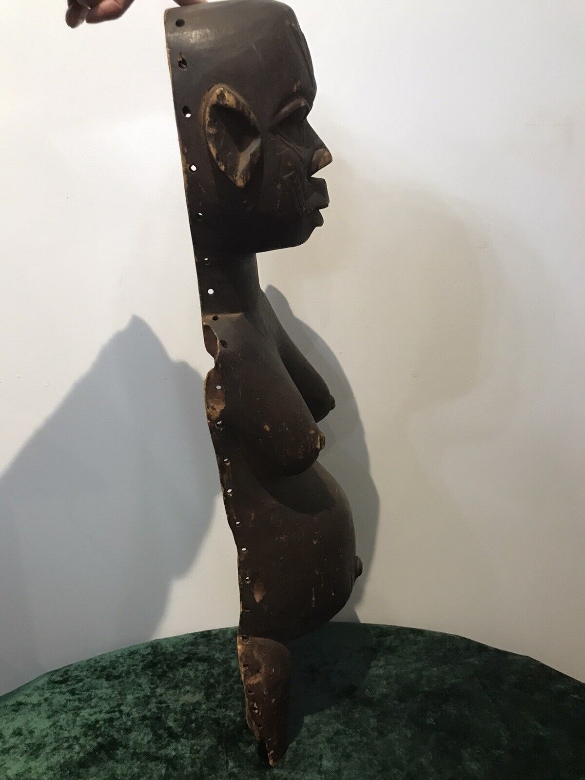 photo furniture Historic Antique 19th Century Zulu Fertility Wood Carving Sculpture