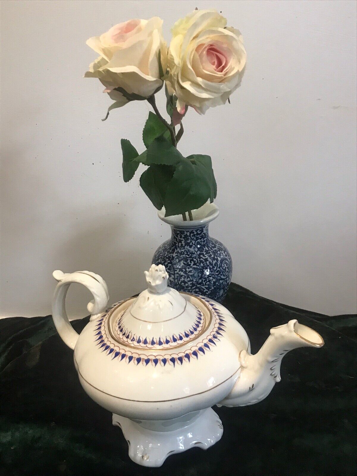 photo furniture Fine Ornate Porcelain Napoleonic ‘Limoges’ France Floral Gilt Decoration Tea Pot