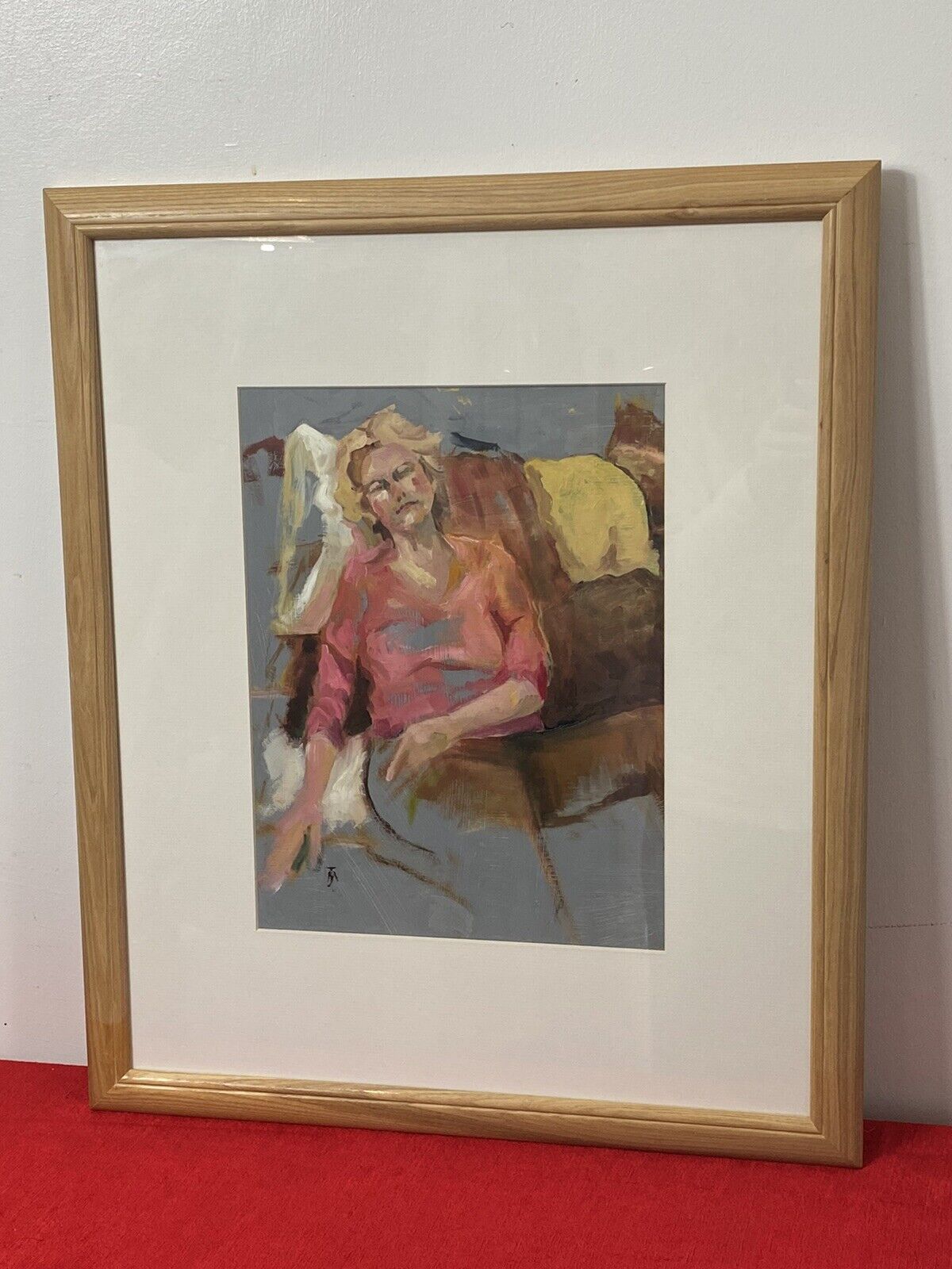 Modern Art Portrait Of Lady Muse ‘Helen’ By Artist Michael Jenkins photo buy
