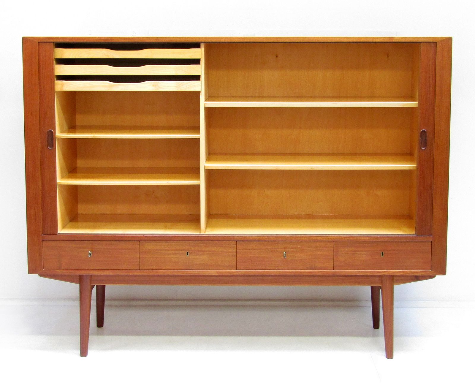 Danish Model 54 Highboard Sideboard In Teak By Arne Vodder For Sibast photo for sale