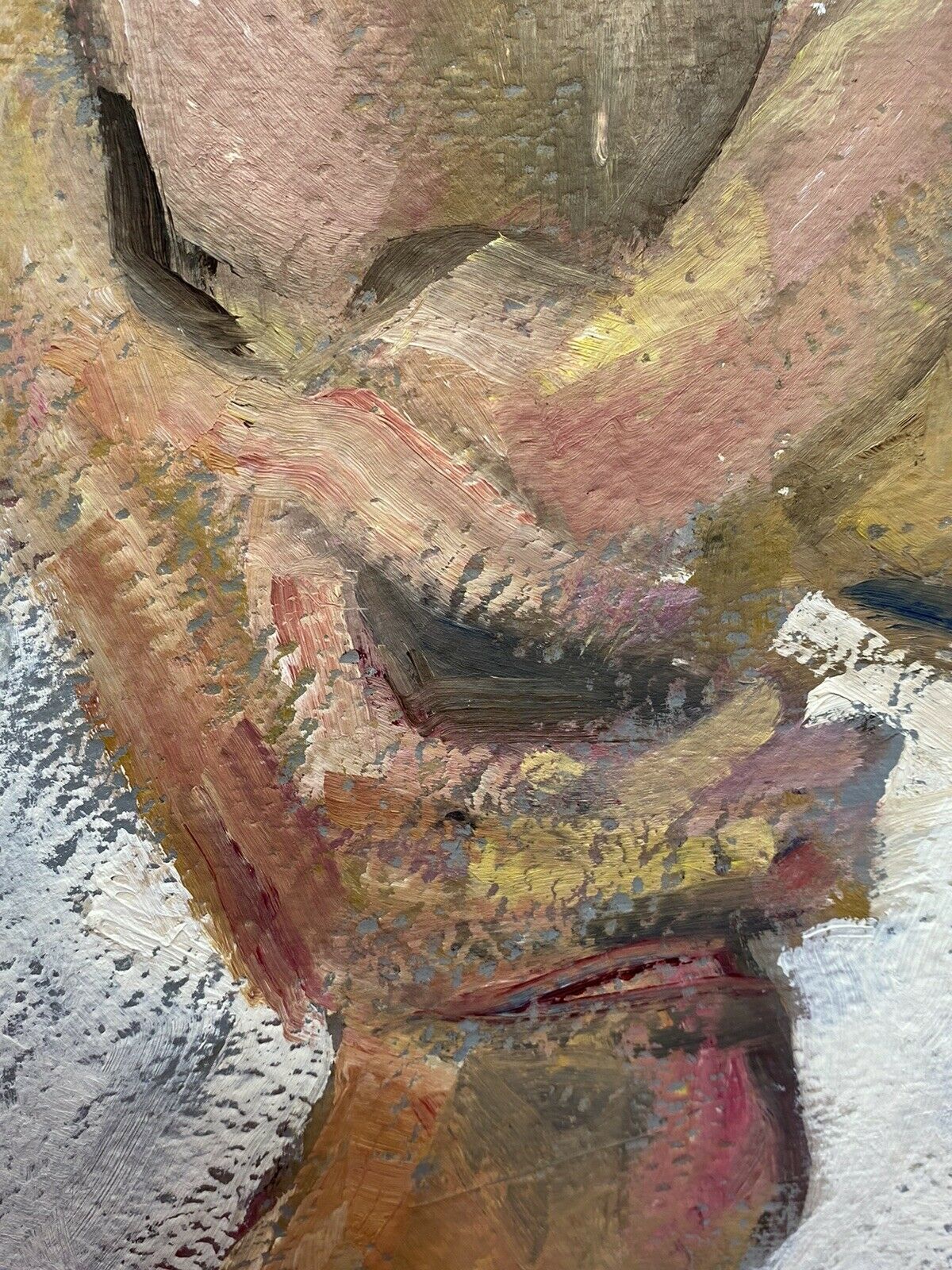 Art Sitting Female Nude Contemplation Study In Oil By Artist Michael Jenkins photo