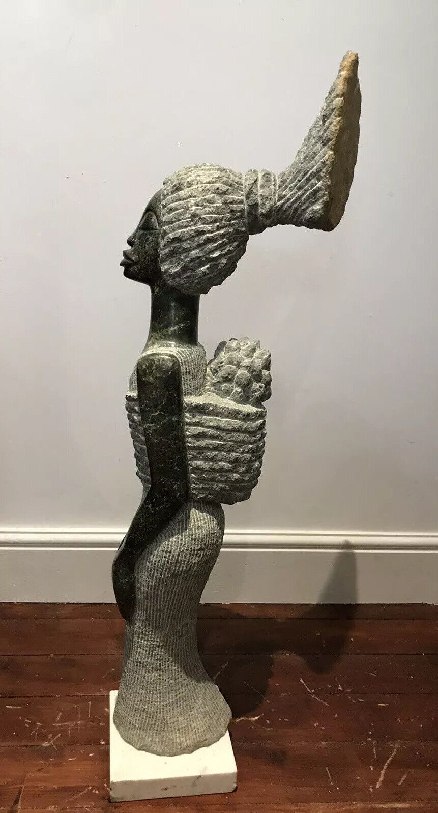 African Marble 20th Century Mother And Child Sculpture By Tendai Mutinhima photo for sale