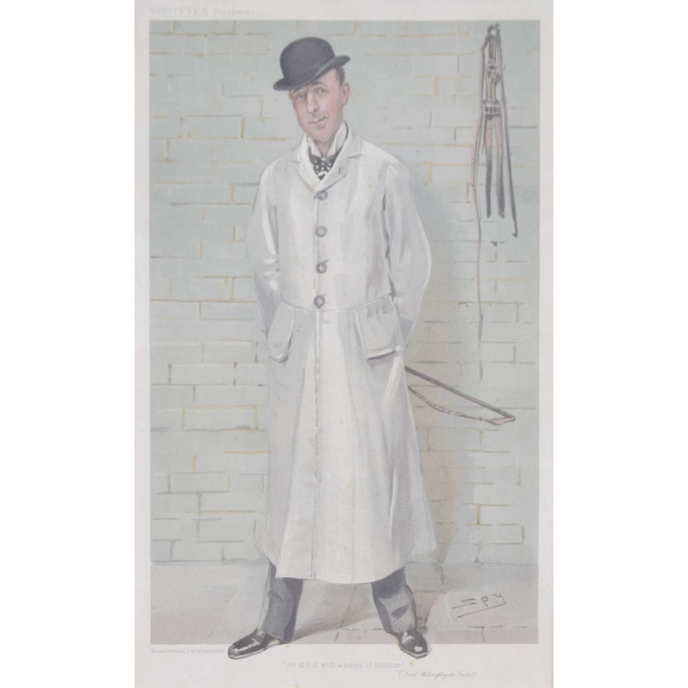 Sir Leslie ‘Spy’ Ward For Vanity Fair Magazine An Mfh With A Sense Of Humour (1905)