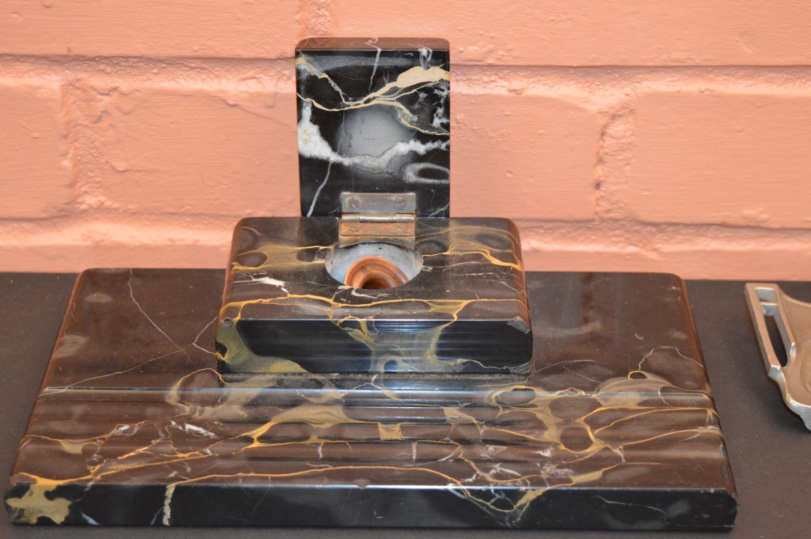 2 Art Nouveau / Deco Inkwells, Zimmermann, C1900 20 photo furniture