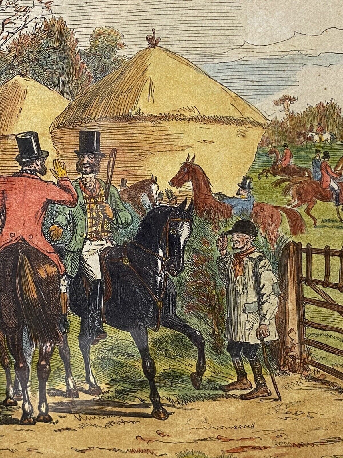 photo furniture First Day Of The Season Characterised Etching By British Illustrator John Leech