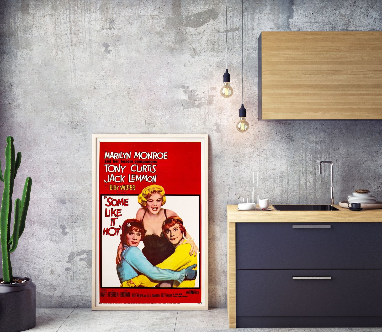 'Some Like It Hot' Original Vintage Film Poster, American, 1959 photo for sale