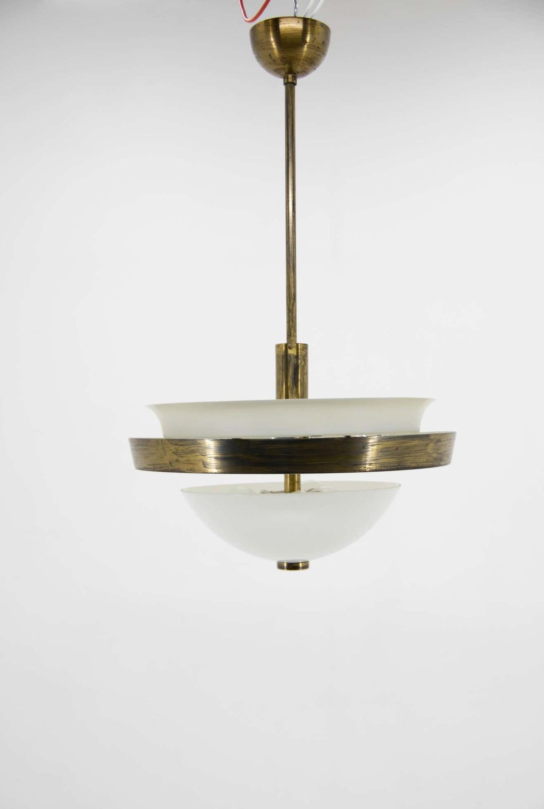 Rare Bauhaus Chandelier By Ias, 1930s photo furniture