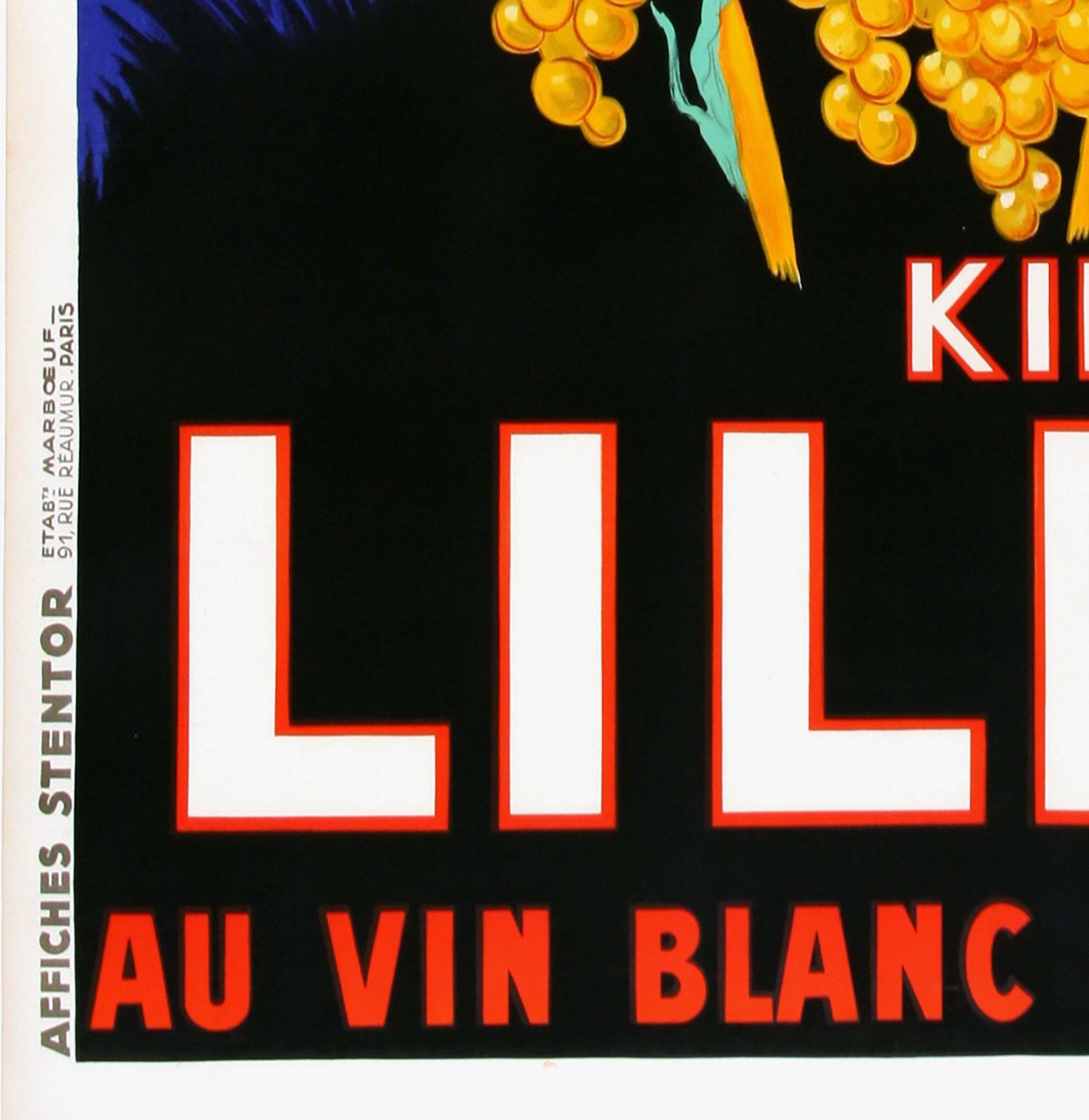 Kina Lillet 1937 French Vintage Alcohol Poster, Robys photo buy