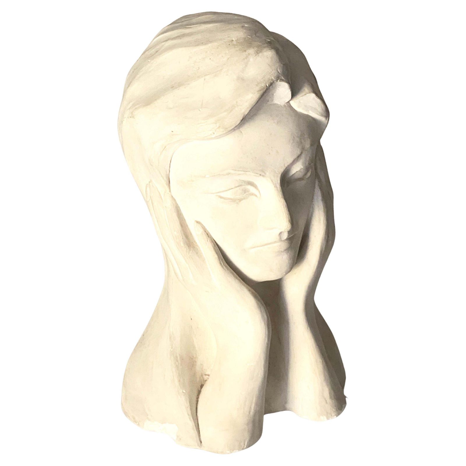 photo furniture Plaster Sculpture, Art Deco Period, Jan & Joel Martel Style, France, Circa 1930