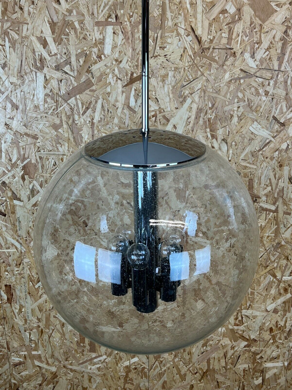Xxl 60s 70s Lamp Ceiling Lamp Limburg "Globe" Spherical Lamp Ball Design 60s photo vintage
