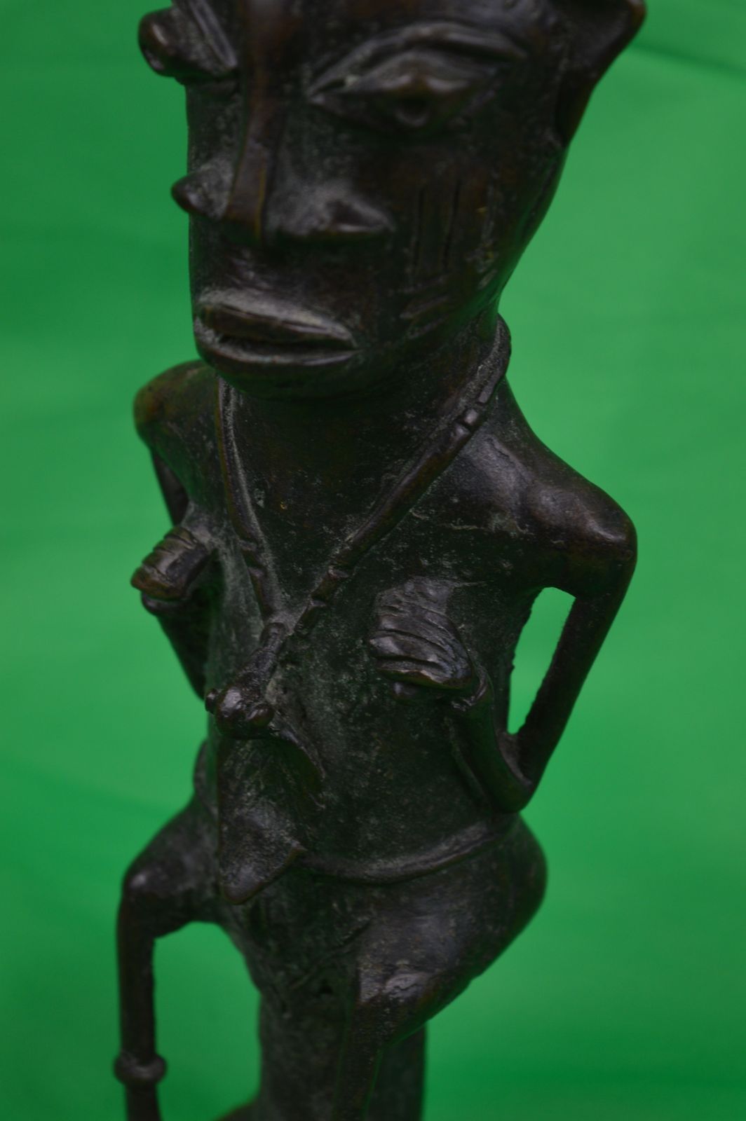 Large African Yoruba Bronze Fertility Statue,C1920 photo buy