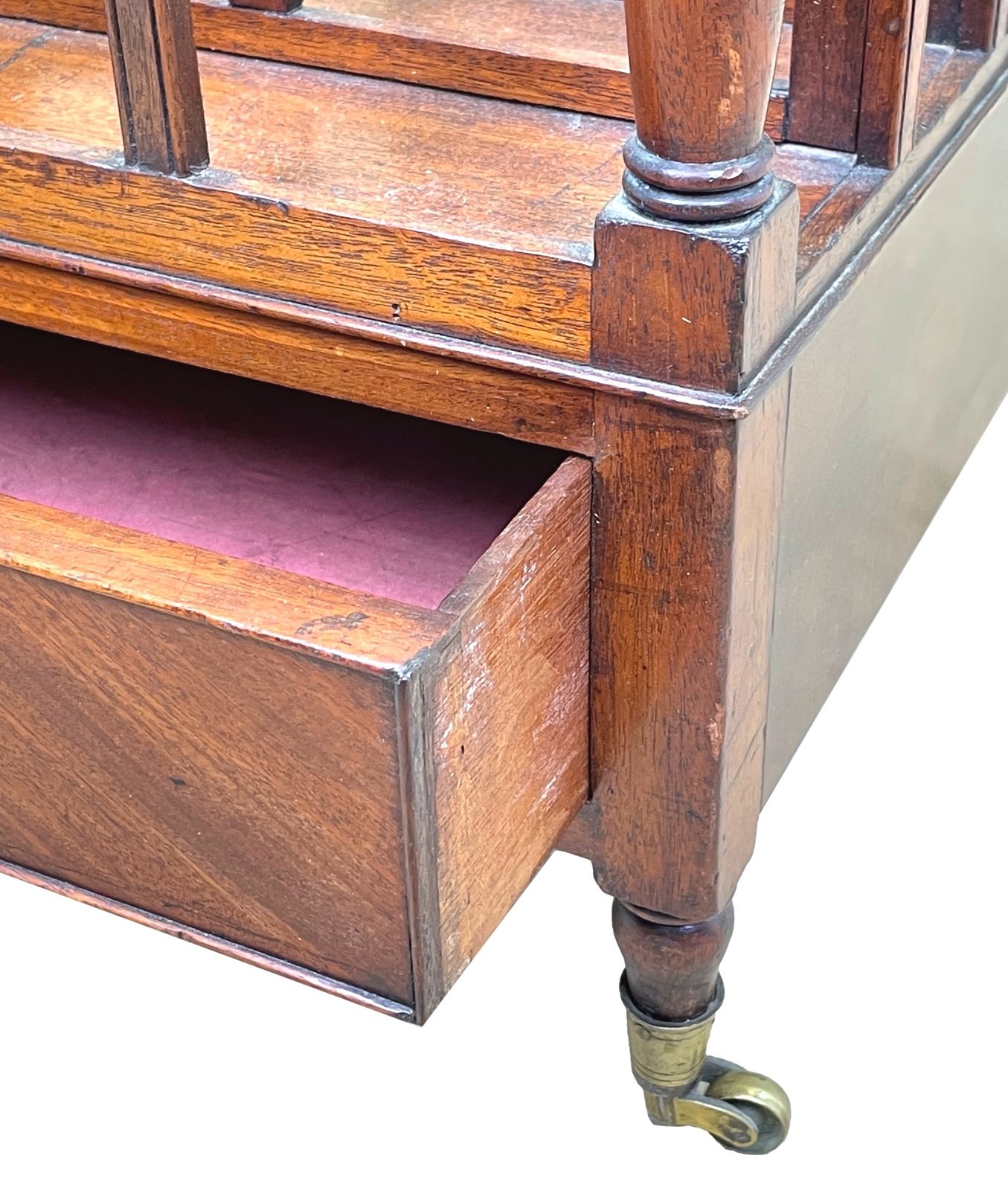 Regency Mahogany Boat Shaped Canterbury (England, Circa 1820) photo for sale