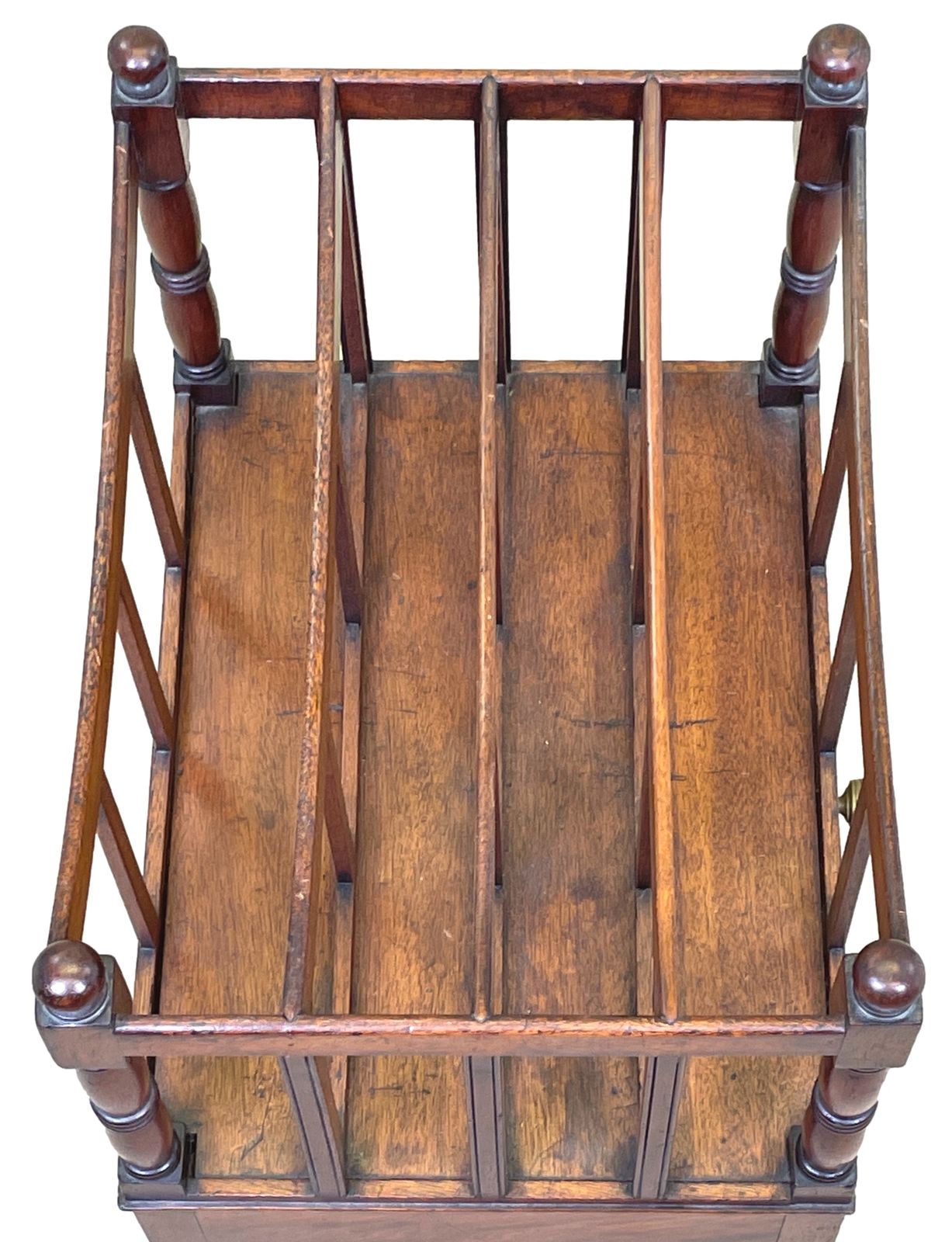 Regency Mahogany Boat Shaped Canterbury (England, Circa 1820) photo buy
