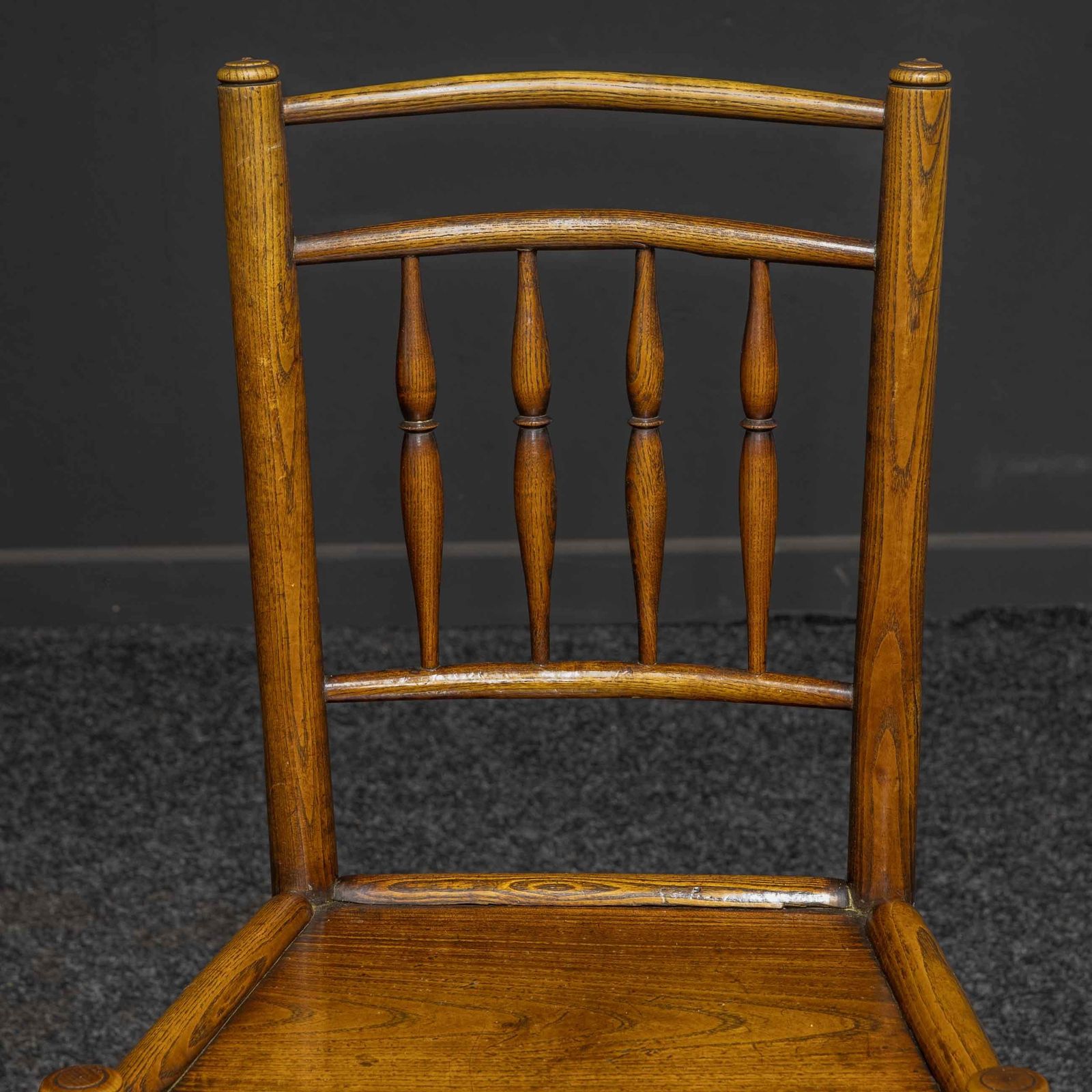 photo for sale Set Of Sixteen 18th Century Country Chairs