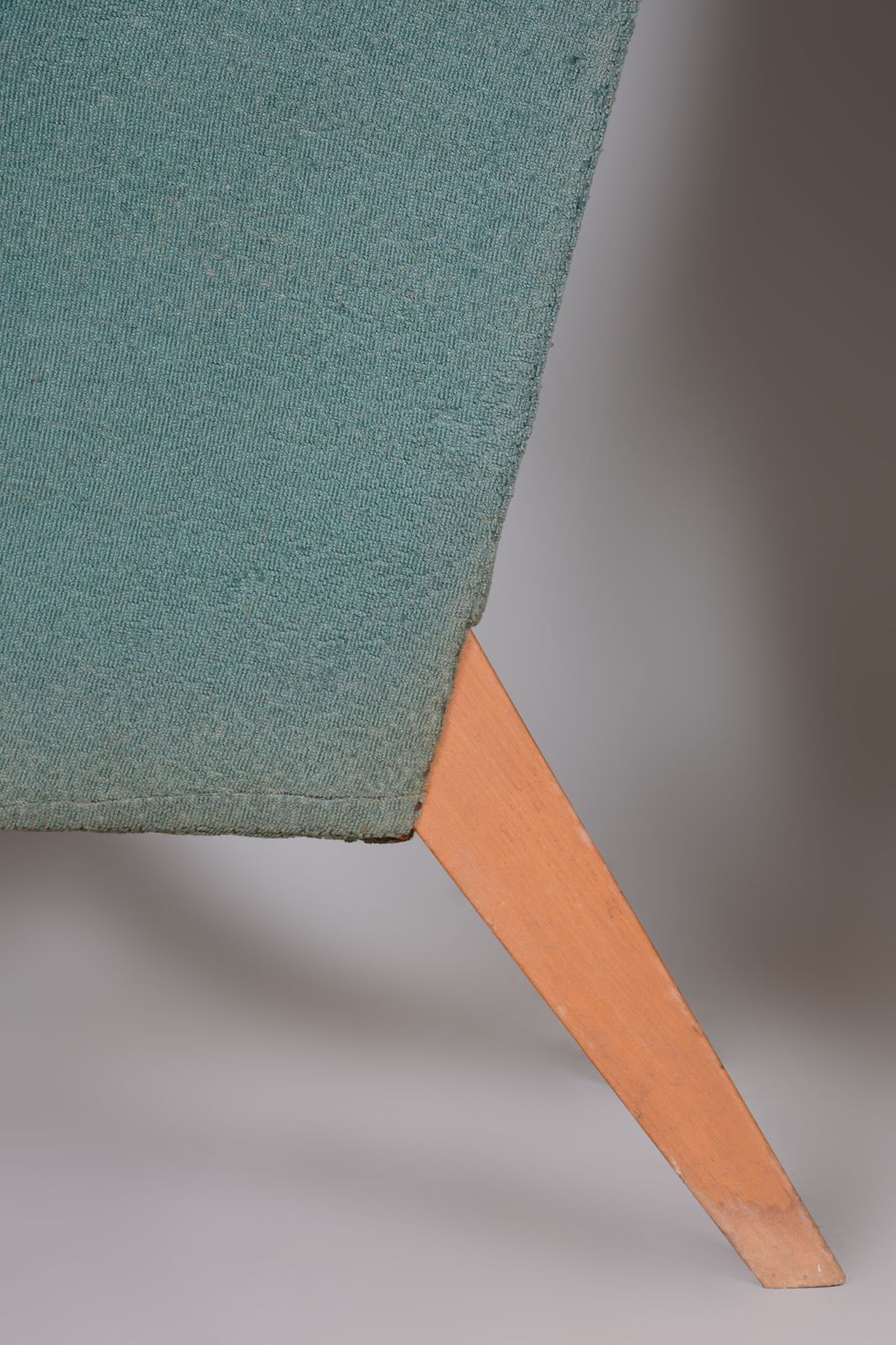 1050.0 Pair Of Unique Green Beech Artdeco Armchairs Made In 1940s, Denmark photo