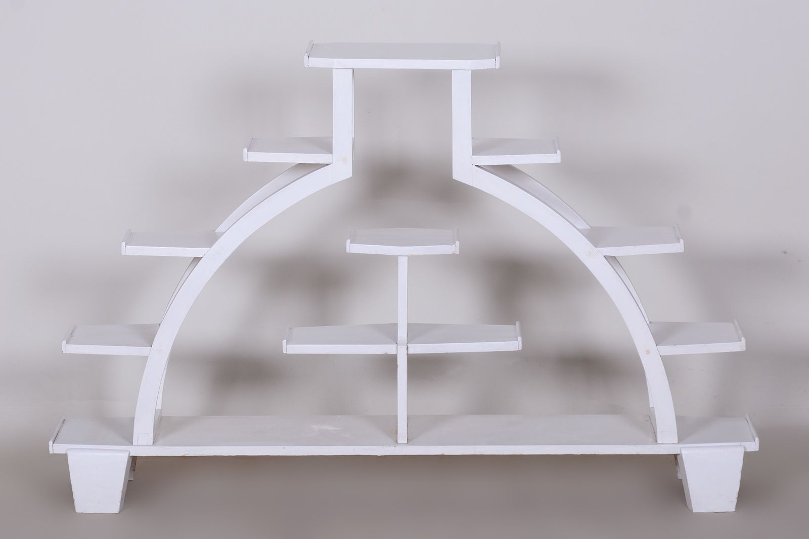 Czech White Beech Artdeco étagère, 1930s, Original Well Preserved Condition photo furniture