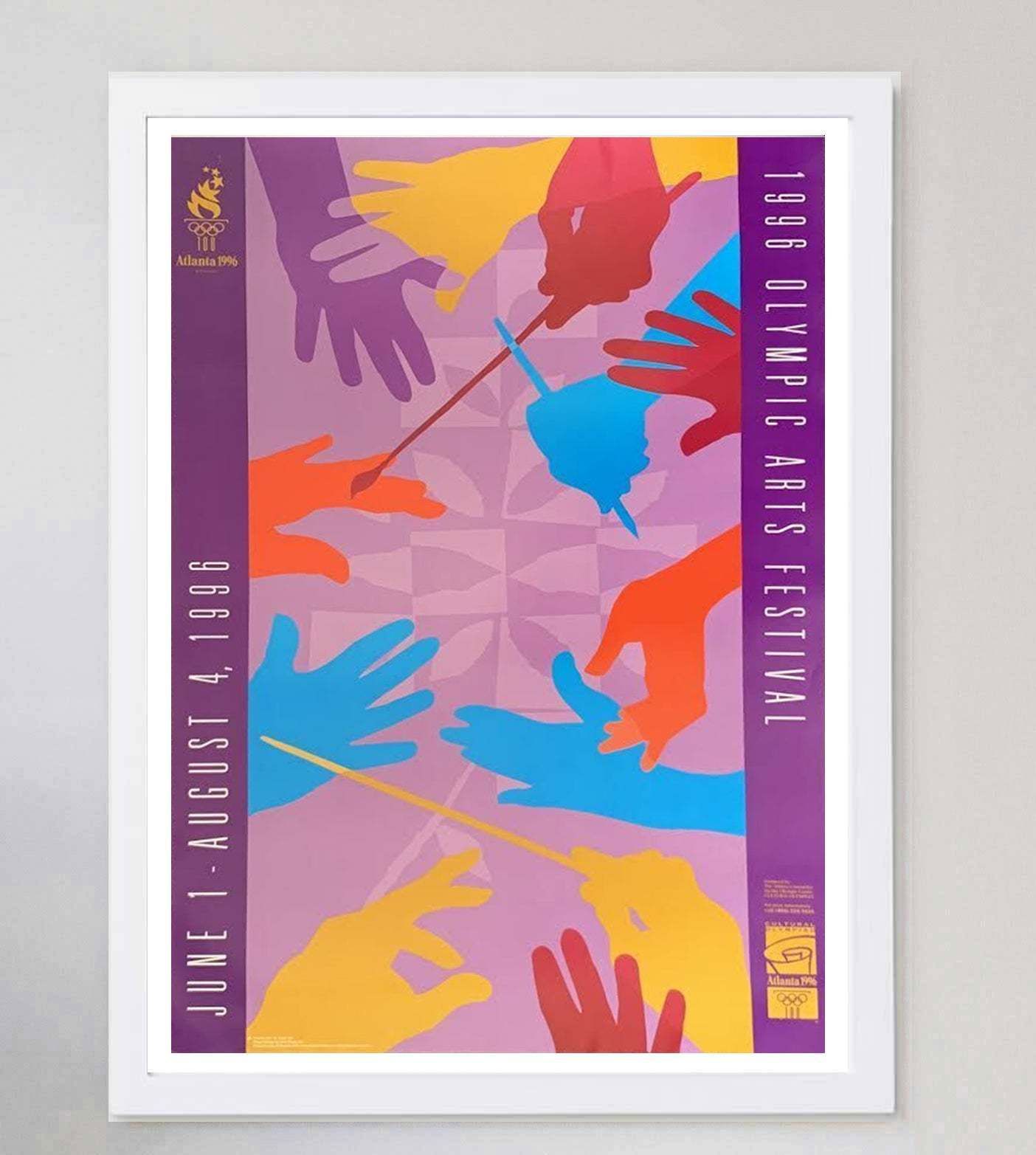 1996 Atlanta Olympic Games, Original Vintage Poster photo for sale