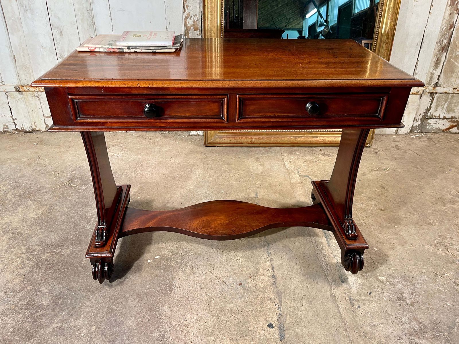 Antique Cuban Mahogany Console/Writing Desk/Side Table Circa 1850 photo buy