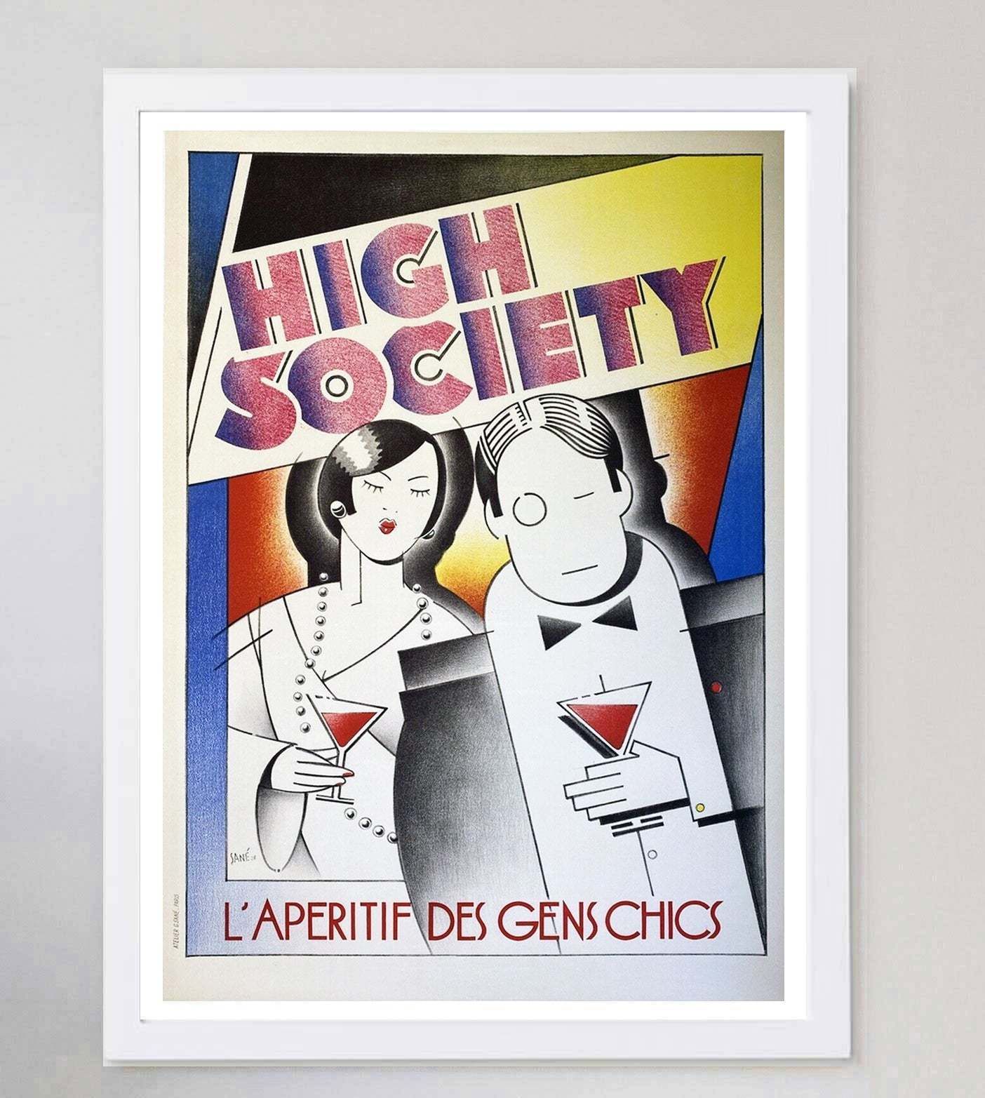 High Society Original Vintage Poster photo for sale