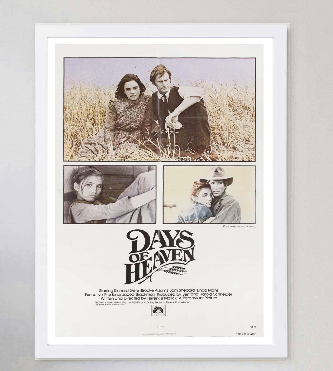 Days Of Heaven Original Vintage Poster photo for sale