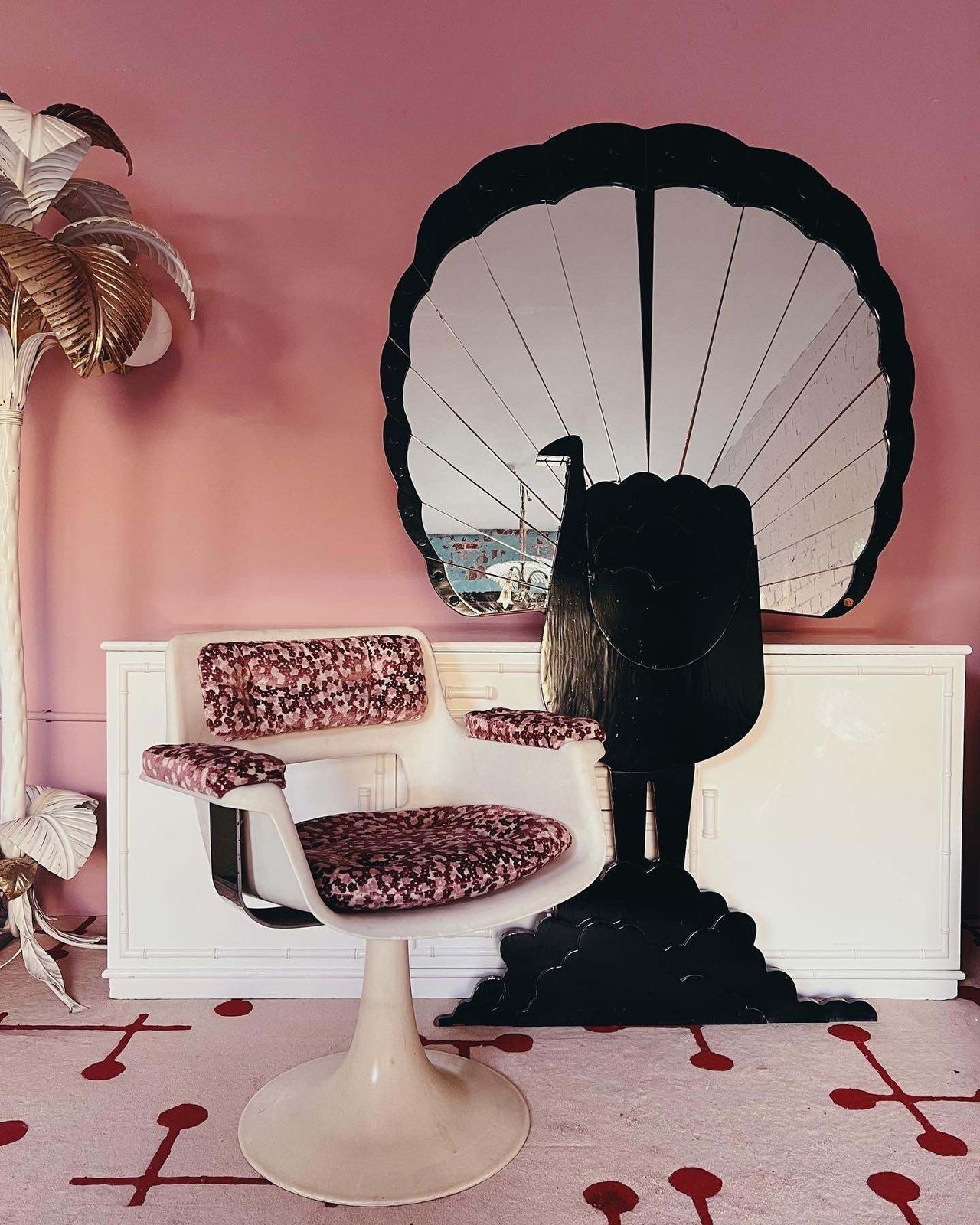 Max Papiri For Vivai Del Sud Peacock Mirror photo Home Decor