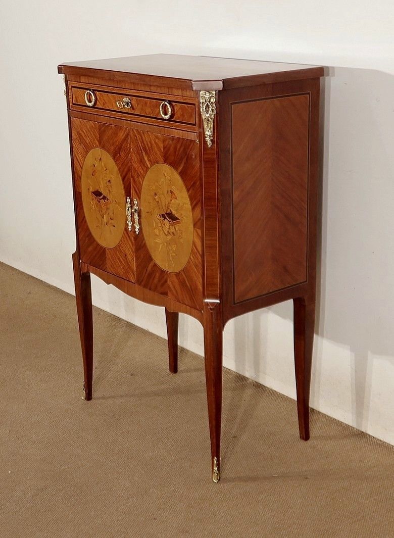 Cabinet In Precious Wood, Louis XV / Louis XVI   Early 20th Century photo furniture