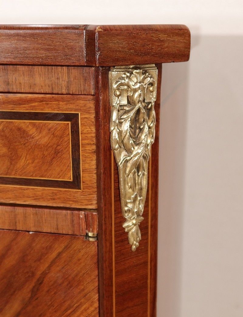 photo for sale Cabinet In Precious Wood, Louis XV / Louis XVI   Early 20th Century