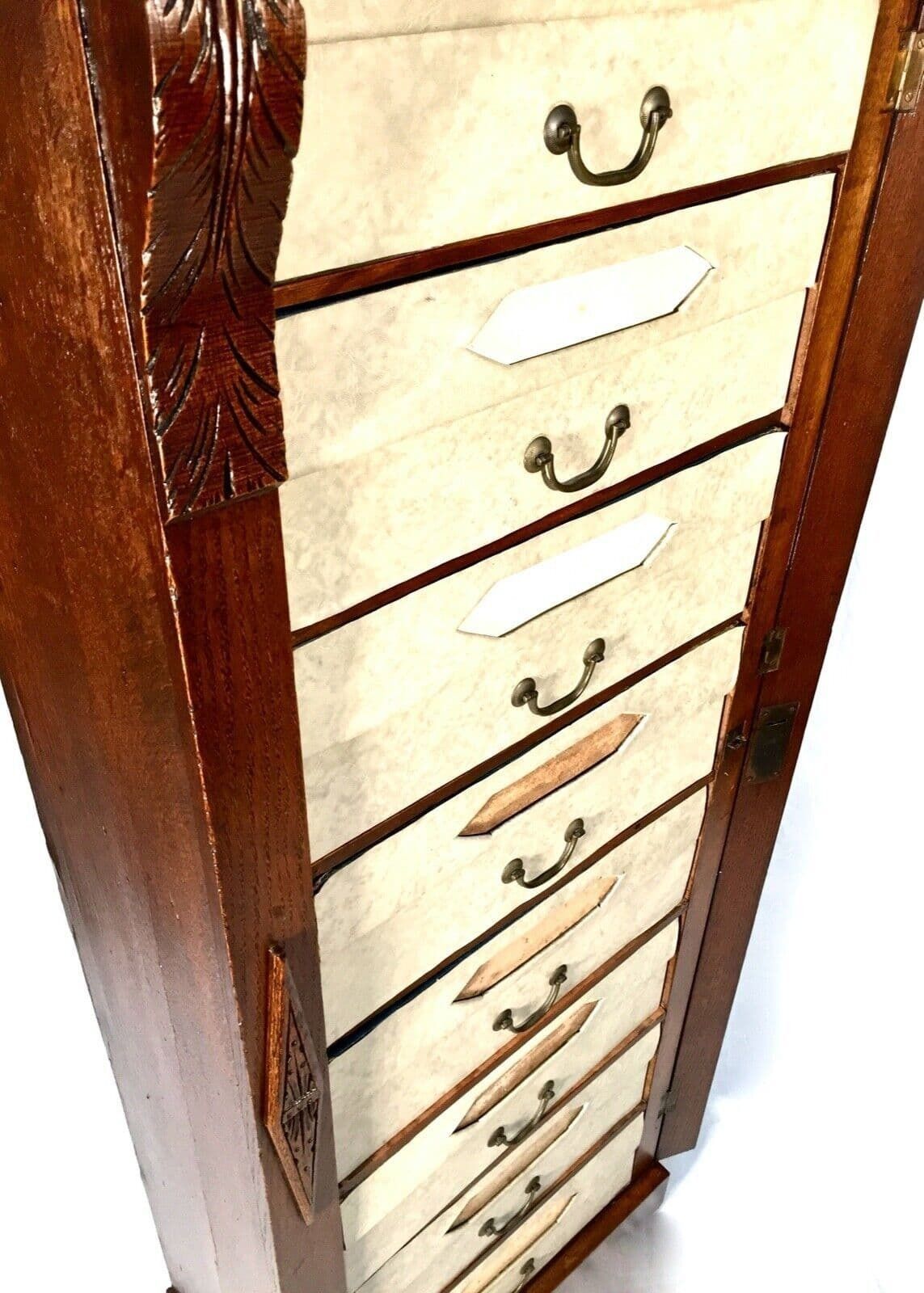 photo furniture Antique Oak French Filing Cabinet / Chest Of Drawers / Cartonnier / 19th Century