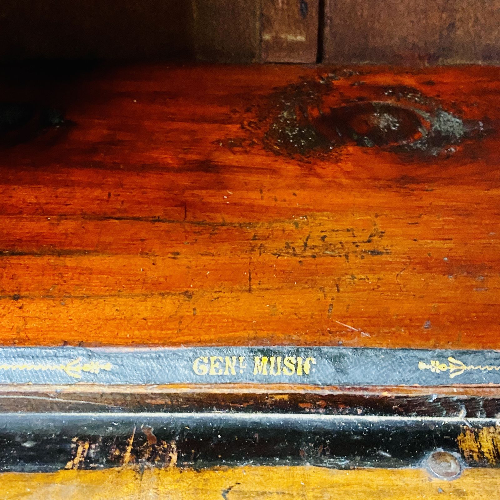 Antique Music Cabinet, Inlaid On Castors, Circa 1900s photo buy