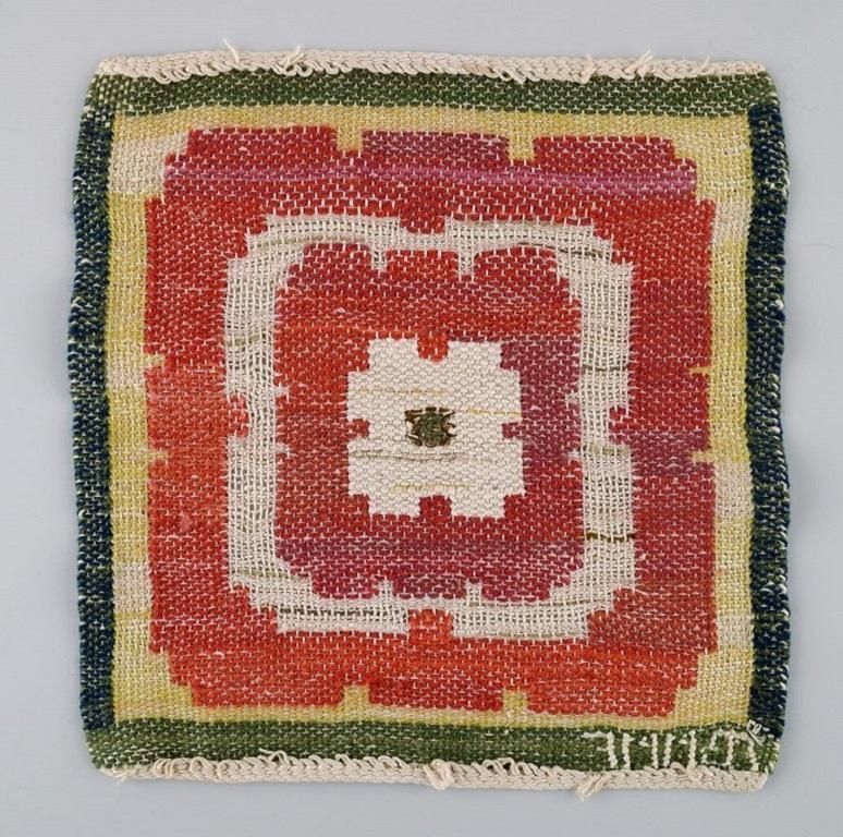 Märta Måås Fjetterström, Sweden, Hand Woven Wall Rug Of Wool photo for sale