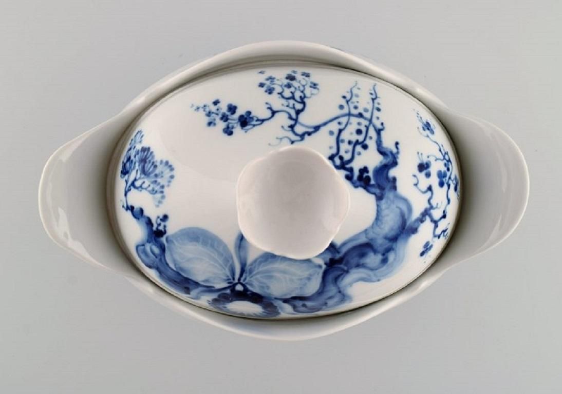Meissen Blue Orchid  Art Deco Soup Tureen In Hand Painted Porcelain photo Home Decor