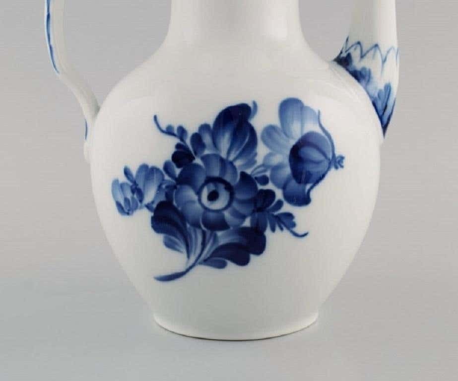 Royal Copenhagen Blue Flower Braided Coffee Pot, 1960's photo Home Decor