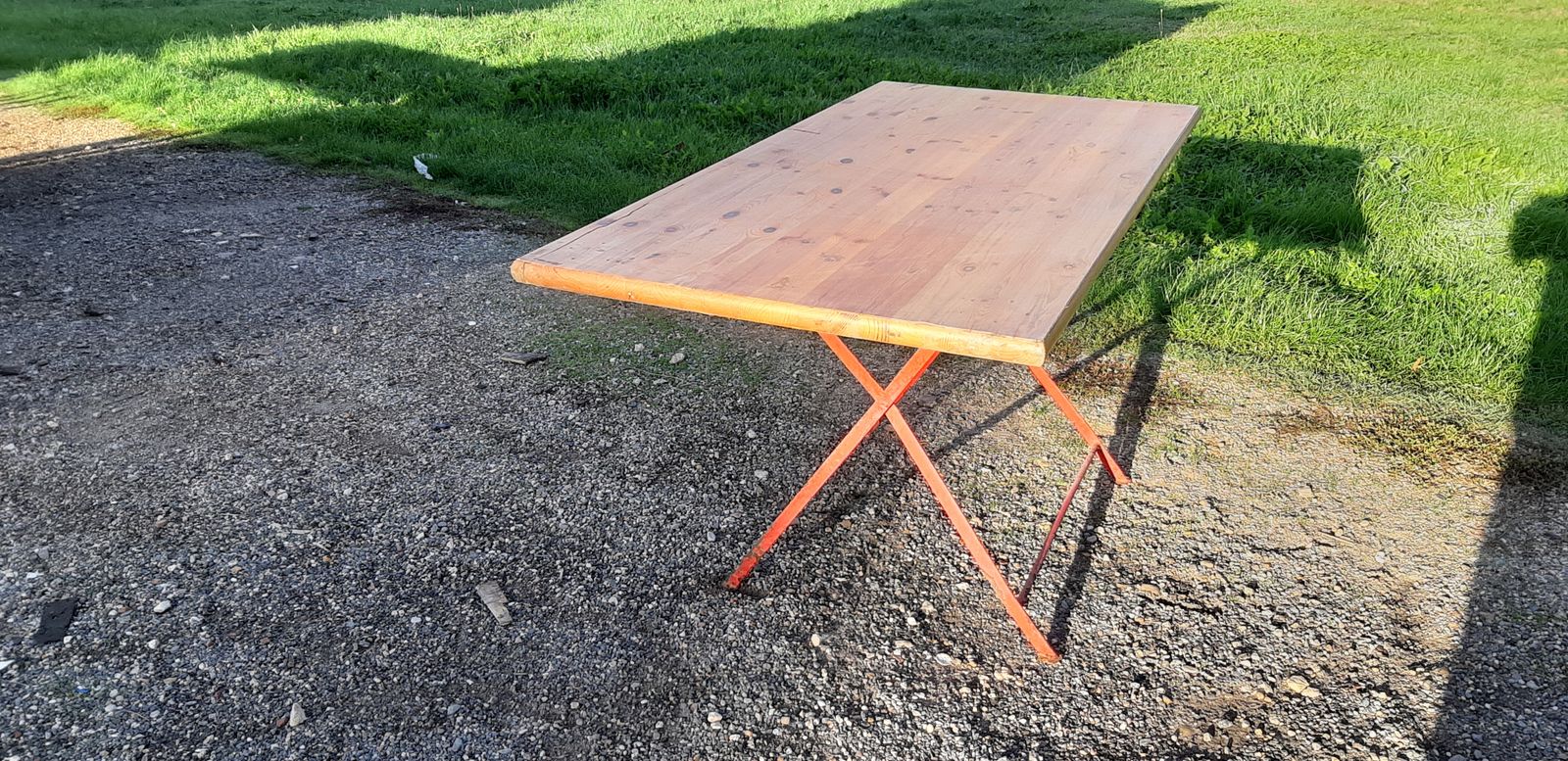 240.56 Folding Bistro Table, 1950s, Pine photo