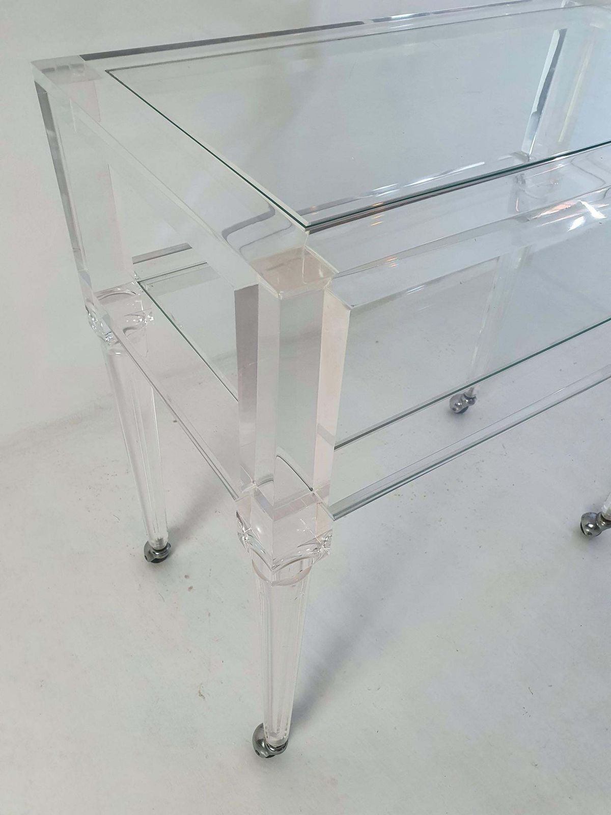 Italian Vintage Lucite Bar Cart photo 1600.0