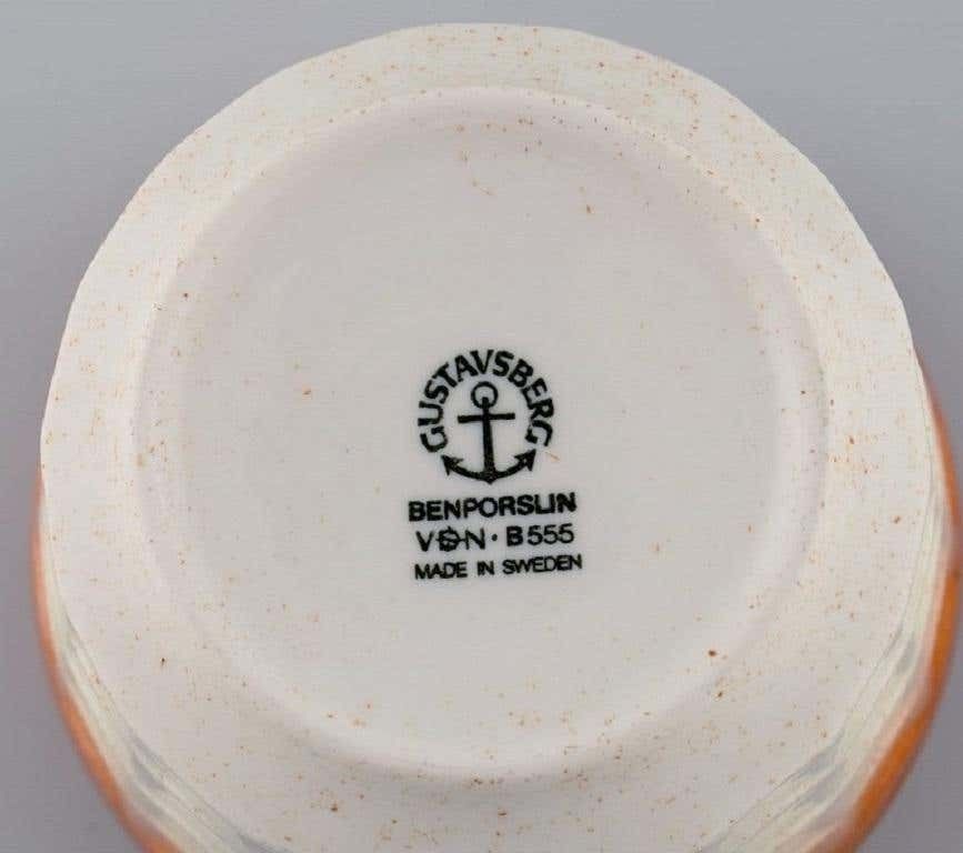 Wilhelm Kåge For Gustavsberg, Four Art Deco Herb Pots In Glazed Porcelain photo vinterior
