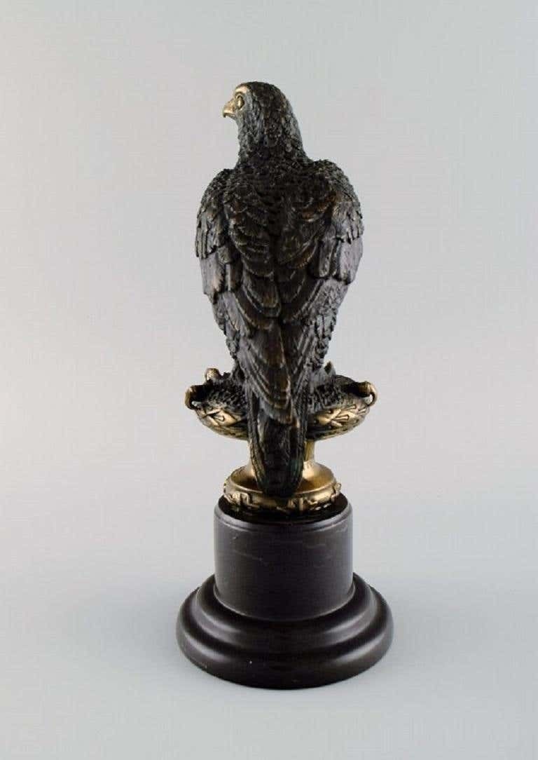 Archibald Thorburn, Scotland, Bird Of Prey In Solid Bronze photo for sale