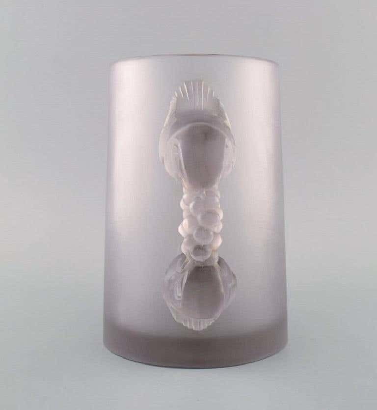 René Lalique, France, Rare And Early "Sylvia" Vase photo for sale