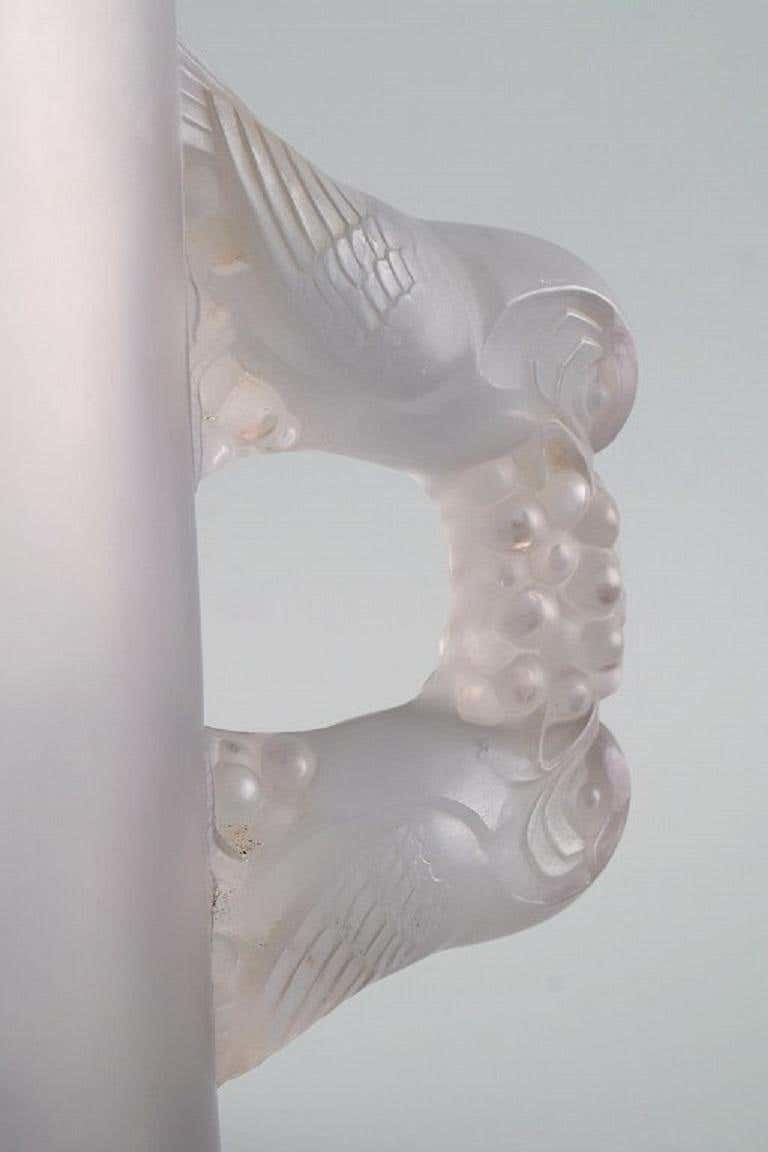 René Lalique, France, Rare And Early "Sylvia" Vase photo Home Decor