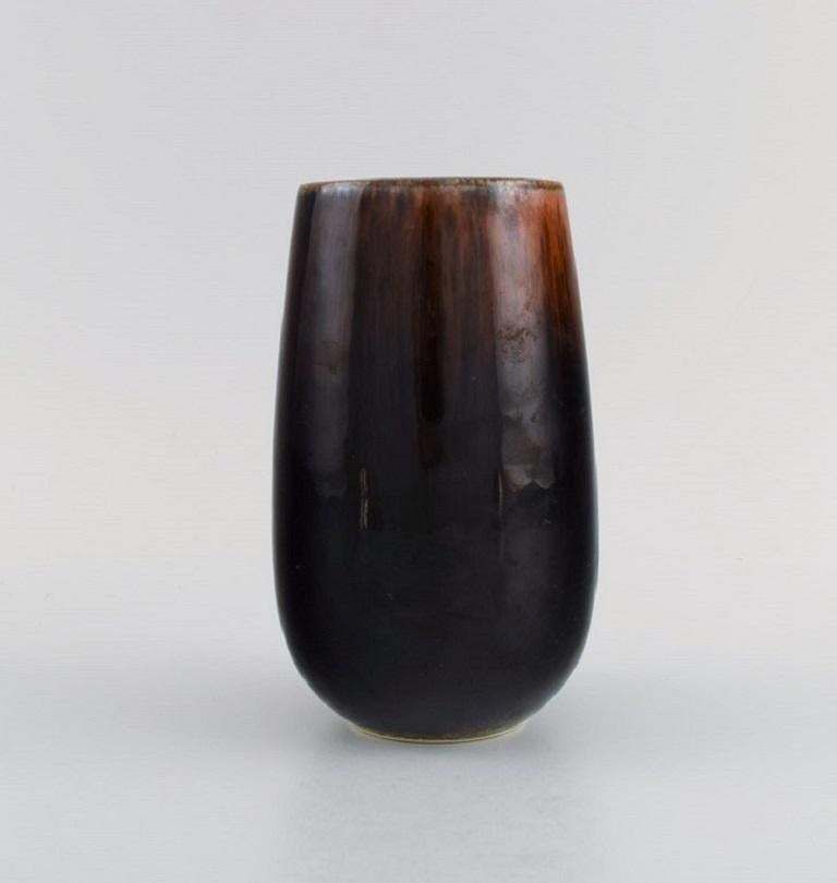Carl Harry Stålhane For Rörstrand, Vase In Glazed Ceramics photo for sale