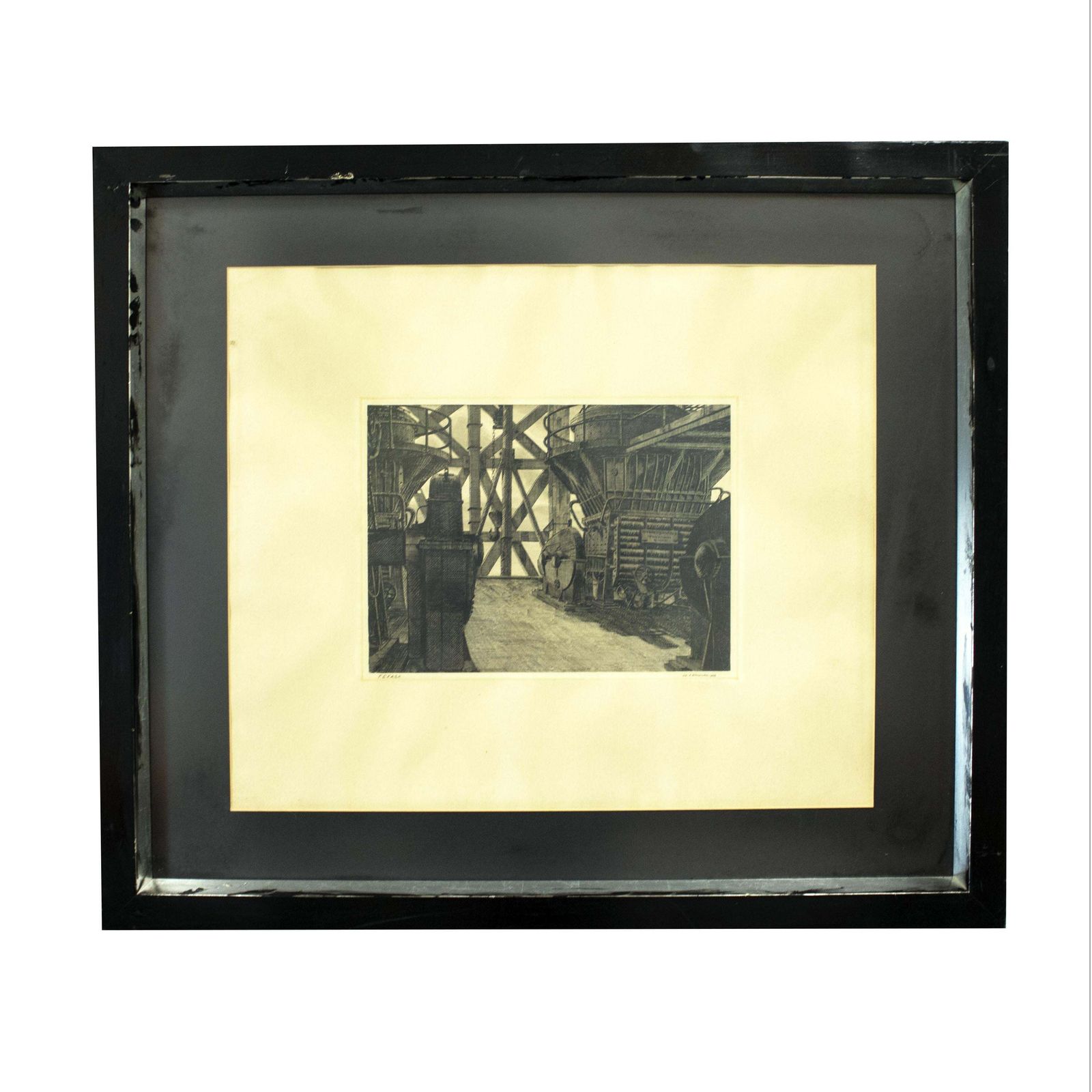Artistic Drawing In Charcoal And Graphite By Adolfo Almarcha, Spain, 1978 photo furniture