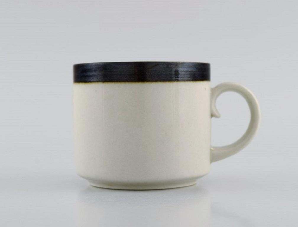Anja Jaatinen Winqvist For Arabia Karelia Coffee Service In Glazed Stoneware photo for sale