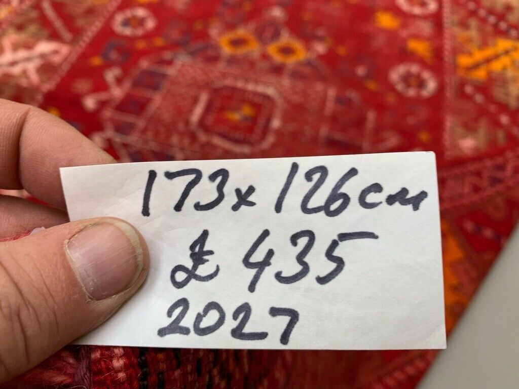 photo for sale Vintage Western Turkish Rug Oriental 173x126 Cm Tribal Medium Carpet,
