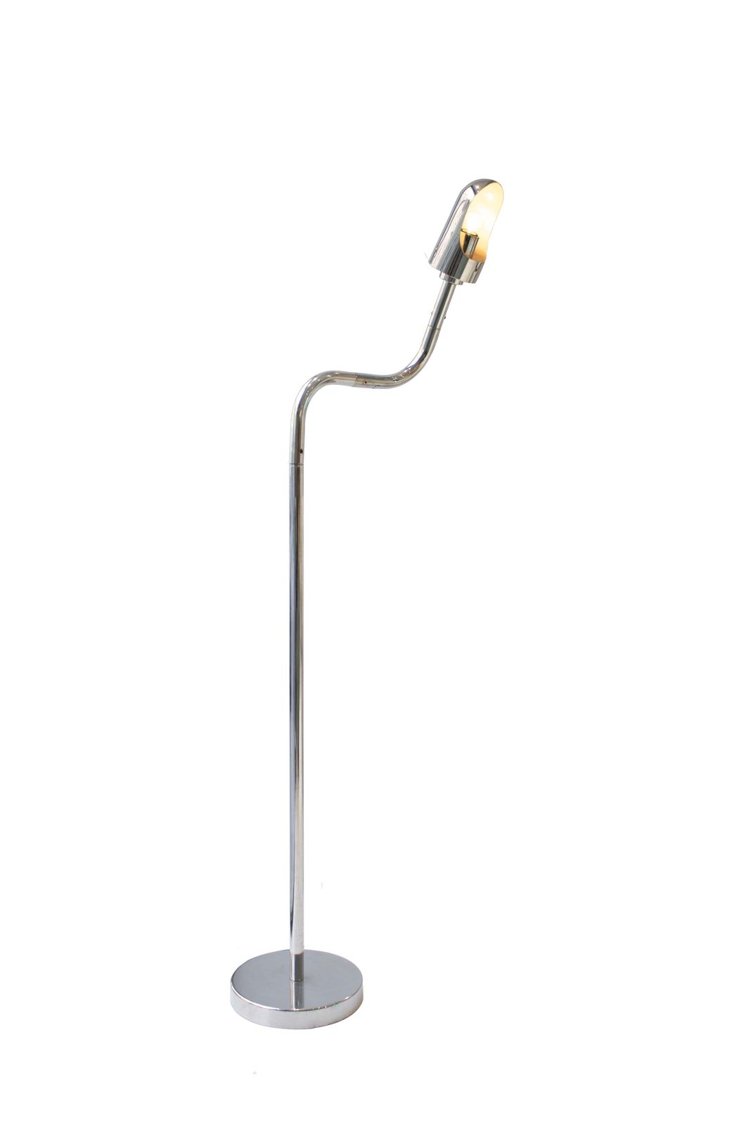 Mid Century Modern Chromed Tube`space Age´Floor Lamp, Italy, 1960 photo for sale