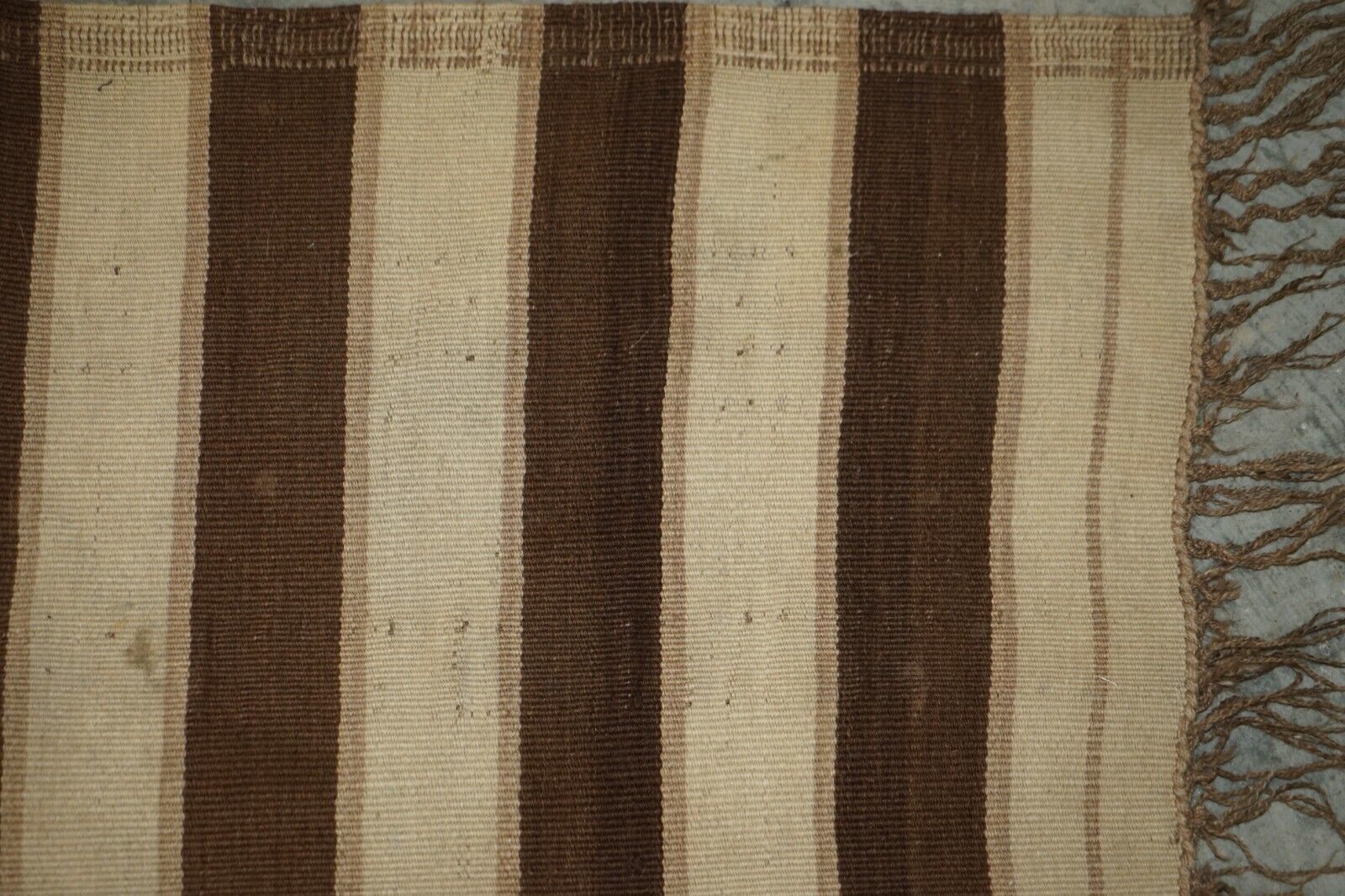 3850.0 Antique Distressed 1880 Huge Handwoven American Indian Carpet Rug photo