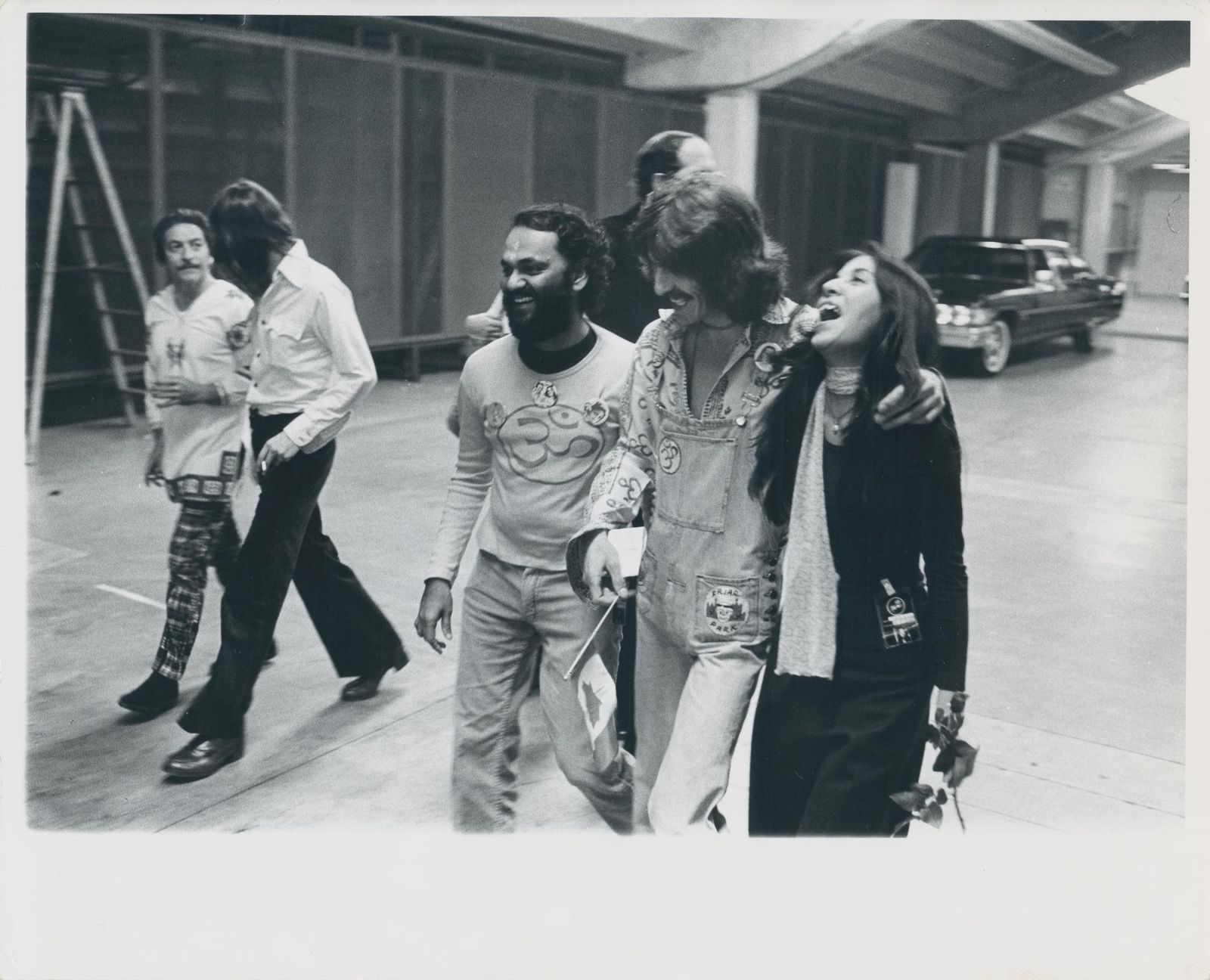 Henry Grossman George And Olivia Harrison, Black And White Photograph
