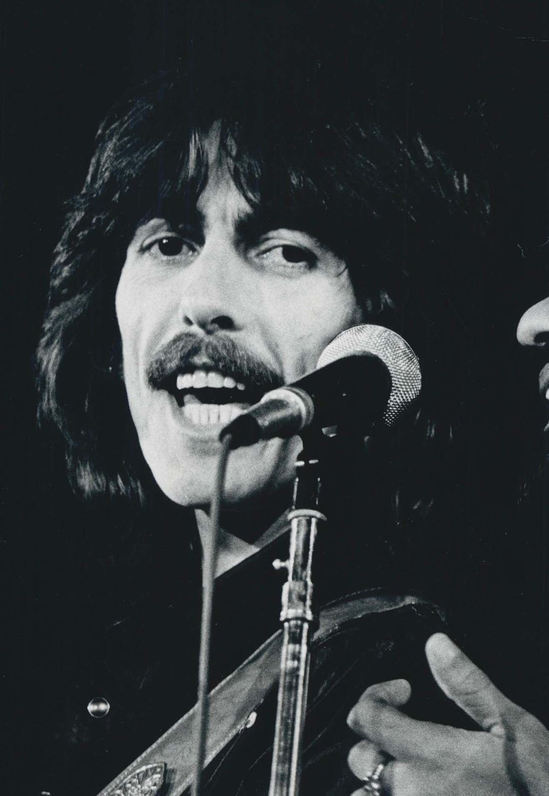 Henry Grossman Black And White Photograph By George Harrison, 8" X 10". Circa 1970 photo furniture