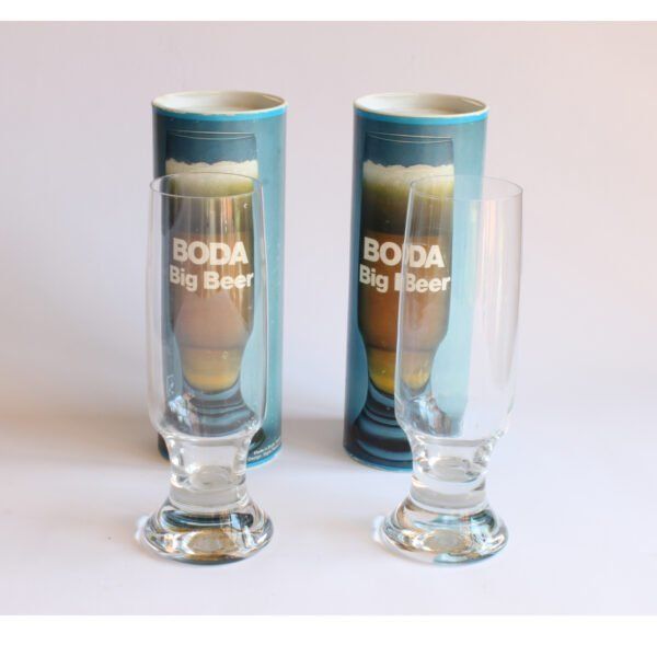 Big Beer Beer Glasses By Signe Persson Melin For Boda Sweden 1970s Set Of 2 photo furniture