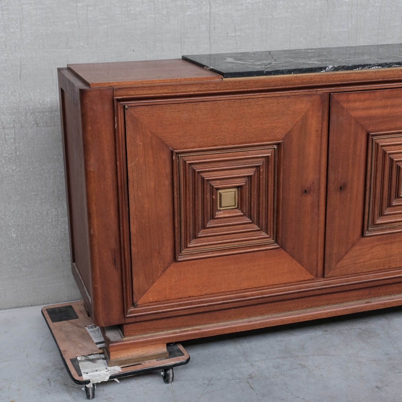 Large French Art Deco Sideboard In Manner Of Maxime Old photo for sale